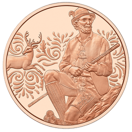 10 Euro Kupfer Österreich 2025 "Aufbrezeln – Leder" UNC