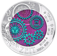 25 Euro Niobmünze Österreich 2016 "Die Zeit"Hgh.