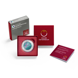 25 Euro Niobmünze Österreich 2026 "Quantenphysik"Hgh.
