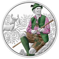 PP 10 Euro Silber Österreich 2025 "Aufbrezeln – Leder" Polierte Platte Coloriert