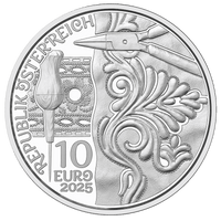 PP 10 Euro Silber Österreich 2025 "Aufbrezeln – Leder" Polierte Platte Coloriert