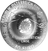PP 20 Euro Österreich 2025 "Einsteinring"Polierte Platte
