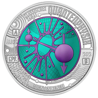 25 Euro Niobmünze Österreich 2026 "Quantenphysik"Hgh.