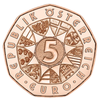 5 Euro Kupfer Österreich 2026 "Dürers Hasentrio" UNC