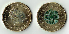 1 Dollar Gedenkmünze Australien 2020 "Donation Dollar" UNC $$