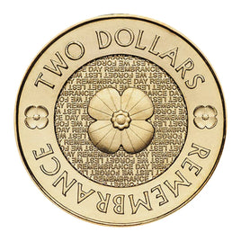 2 Dollar Gedenkmünze Australien 2012 "Golden Poppy" UNC $$