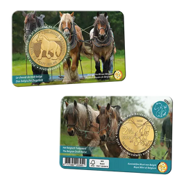 Coincard (FR) 2,5 Euro Sondermünze Belgien 2026"Zugpferd"