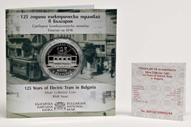 10 Euro Silber Bulgarien 2026 "Straßenbahn" Polierte Platte
