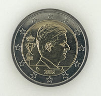 2 Euro coin Belgium "King Filip"