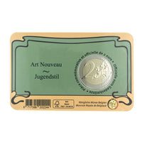 Coincard (NL) 2 Euro special coin Belgium 2023 "Art Nouveau" ST 