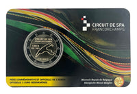 Coincard (FR) 2 Euro Sondermünze Belgien 2025"Rennstrecke SPA"