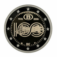 PP 2 Euro Sondermünze Belgien 2026"100 Jahre Belgischen Staatsbahnen SNCB" Polierte Platte