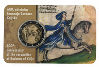 Coincard 2 Euro Sondermünze Slowenien 2014"Babara Celjska"