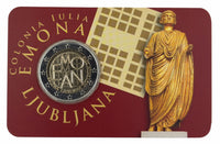 Coincard 2 Euro Sondermünze Slowenien 2015"Emona-Ljubljana"