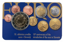 Coincard 2 Euro Sondermünze Slowenien 2017"Euroeinführung"