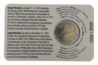 Coincard 2 Euro Sondermünze Slowenien 2023"Josip Plemelj"