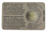 Coincard 2 Euro Sondermünze Slowenien 2022"Joze Plecnik"