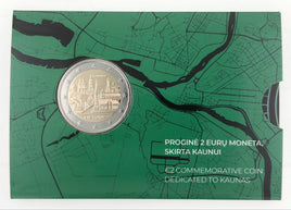 Coincard 2 Euro Sondermünze Litauen 2026"Kaunas"