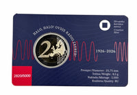 Coincard 2 Euro Sondermünze Kroatien 2026 "100 Jahre Kroatischer Rundfunk"