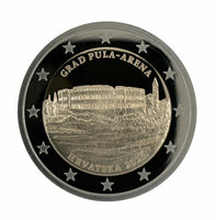 PP 2 Euro Sondermünze Kroatien 2025 "Pula Arena" Polierte Platte