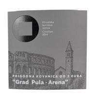 PP 2 Euro Sondermünze Kroatien 2025 "Pula Arena" Polierte Platte