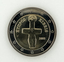 2 Euro circulation coin Cyprus "Idol of Pomos"