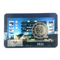 Coincard 2 Euro special coin Cyprus 2023 "60 years of the central bank"