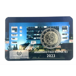 Coincard 2 Euro special coin Cyprus 2023 "60 years of the central bank"