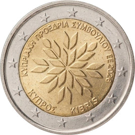 2 Euro Sondermünze Zypern 2026"EU-Ratspräsidentschaft"