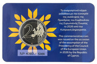 Coincard 2 Euro Sondermünze Zypern 2026"EU-Ratspräsidentschaft"