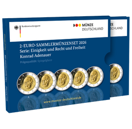 PP 5x2 Euro Sondermünze Deutschland 2026 "Konrad Adenauer"