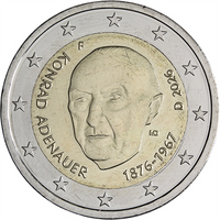 2 Euro Sondermünze Deutschland 2026 "Konrad Adenauer"