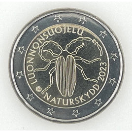 2 Euro Sondermünze Finnland 2023"Naturschutz Käfer"