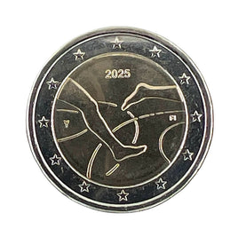 2 Euro Sondermünze Finnland 2025"Finnland-Schweden-Leichtathletikspiel"