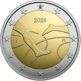 2 Euro Sondermünze Finnland 2025"Finnland-Schweden-Leichtathletikspiel"