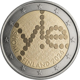 Coincard (ENG) 2 Euro Sondermünze Finnland 2026"Yleisradio"