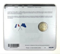 Coincard 2 Euro Sondermünze Frankreich 2015"Föderationsfest" Coloriert