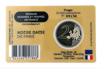 Coincard 2 Euro Sondermünze Frankreich 2025"Notre Dame"