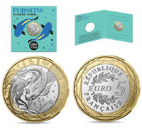 5 Euro Frankreich 2025 "Sternzeichen" UNC im Blister #Wahlweise