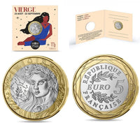 5 Euro Frankreich 2025 "Sternzeichen" UNC im Blister #Wahlweise