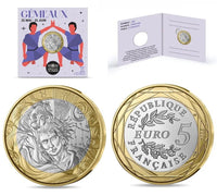 5 Euro Frankreich 2025 "Sternzeichen" UNC im Blister #Wahlweise