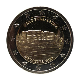 2 Euro Sondermünze Kroatien 2025 "Pula Arena"