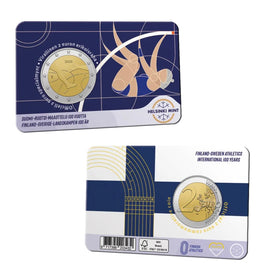 Coincard (FI/SE) 2 Euro Sondermünze Finnland 2025"Finnland-Schweden-Leichtathletikspiel"