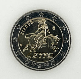 2 Euro circulation coin Greece "Bull"