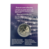 Coincard 2 Euro Commerativ Coin Greece 2023 "Maria Callas"