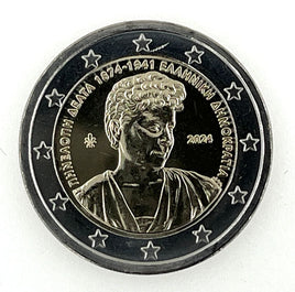 2 Euro Sondermünze Griechenland 2024"Penelope Delta"
