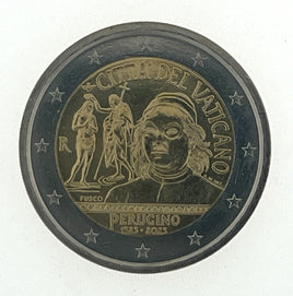 2 Euro commemorative coin Vatican 2023 "Pietro Perugino" loose