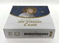 Reverse Proof 2 Euro Sondermünze Italien 2026 "800. Todestag von Franz von Assisi"