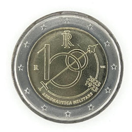 2 Euro Sondermünze Italien 2023"100.Jahre Luftstreitkräfte"