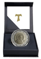 PP 2 Euro Sondermünze Italien 2026 "800. Todestag von Franz von Assisi"Polierte Platte
